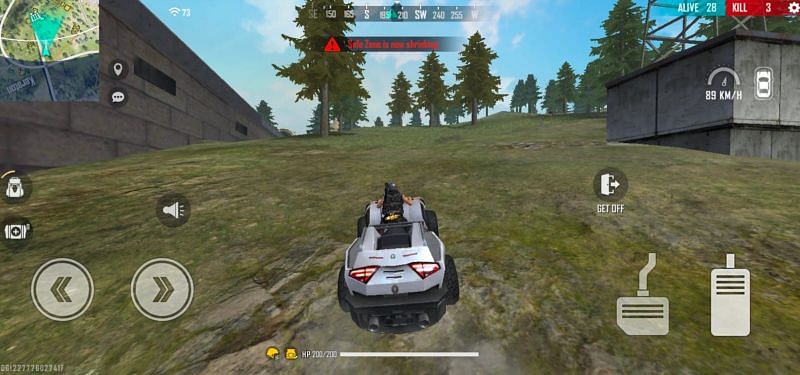 Vehicles now have better sound optimization (Image via Free Fire Max)