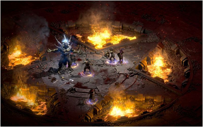 Despite the developments, the game does not change any of the dated mechanics which makes the game feel very frustrating (Image via Diablo II: Resurrected)