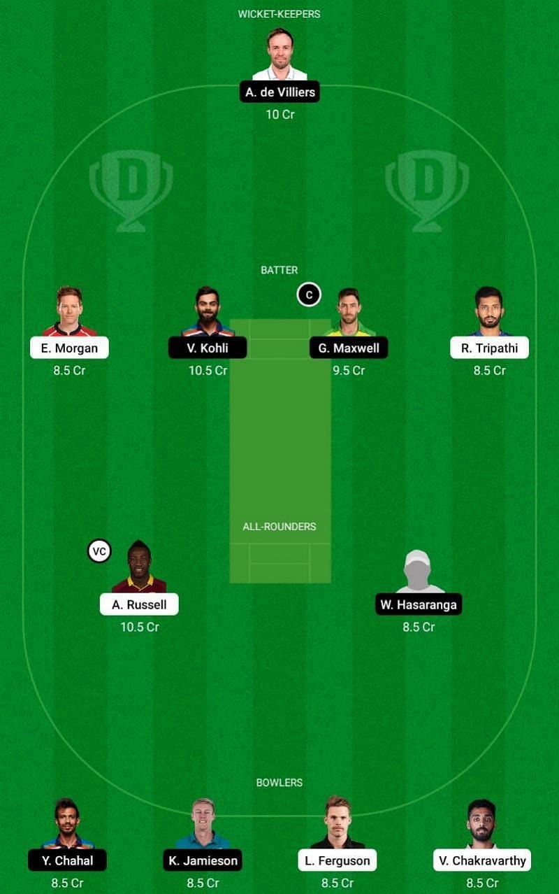 KKR vs RCB Dream11 Fantasy Tip #2