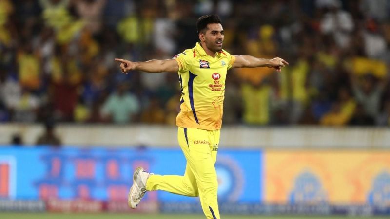 Chennai Super Kings bowler Deepak Chahar