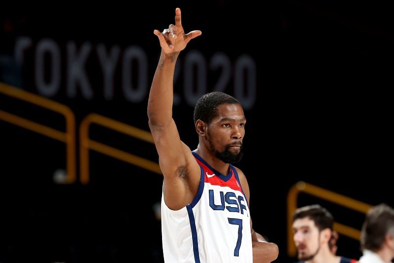 Kevin Durant (#7) of Team United States.