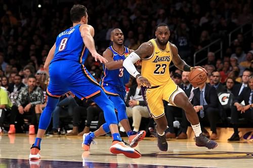 Oklahoma City Thunder v Los Angeles Lakers