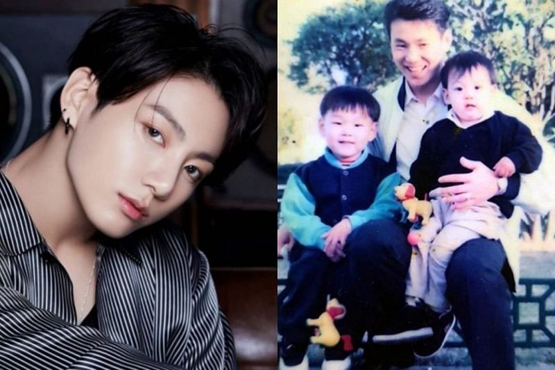 BTS&#039; Jungkook and his family (Images via Twitter/@bighitofficial; Instagram/@jeon576)