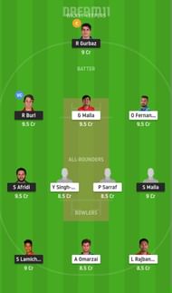 KK vs LP Dream11 Fantasy Suggestion #2