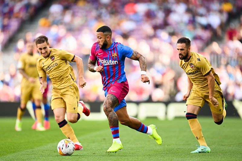 Memphis Depay impressed in Barcelona&#039;s clash with Levante on Sunday