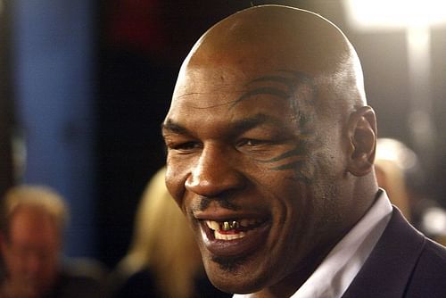 Heavyweight boxing leged 'Iron' Mike Tyson during an event in Los Angeles