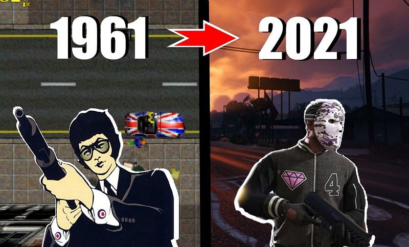 The GTA timeline spans 60 years (Image via Sportskeeda)