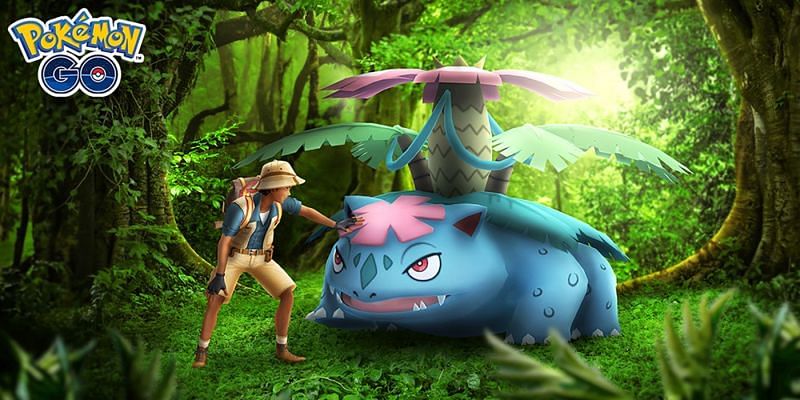 Mega Venusaur is a force to be reckoned with in raids when using Solar Beam (Image via Niantic)