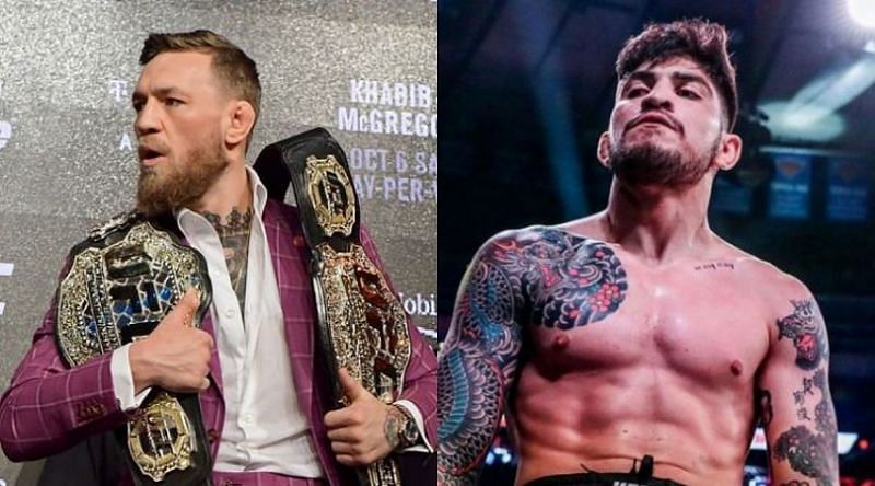 Conor McGregor (left) and Dillon Danis (right)