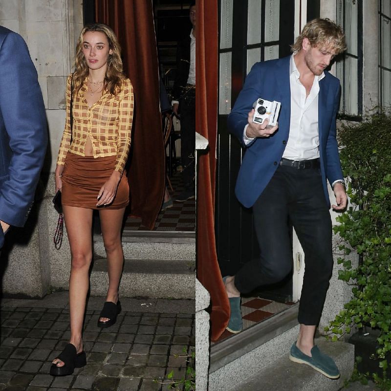 Olivia O&#039;Brien and Logan Paul spotted together in London (Image via The Mega Agency)