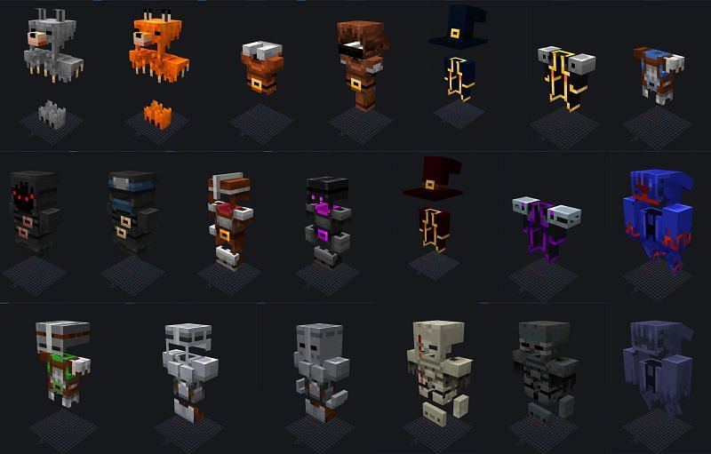 Minecraft Dungeons armor types (Image via Mojang)