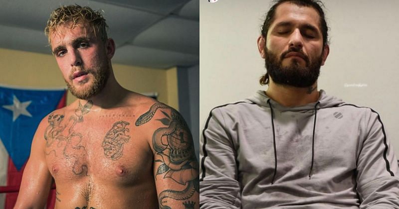 Jake Paul (L) and Jorge Masvidal (R) via @jakepaul &amp; @gamebredfighter 