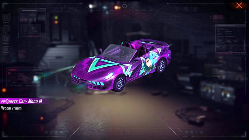 Car skin is also a reward for playing 100 minutes on the peak day (Image via Free Fire)