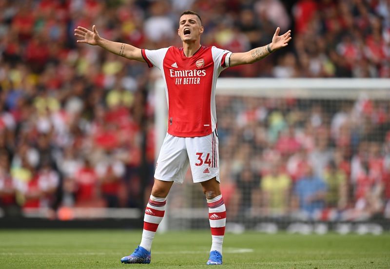 Xhaka has endured a horror start to the season at Arsenal