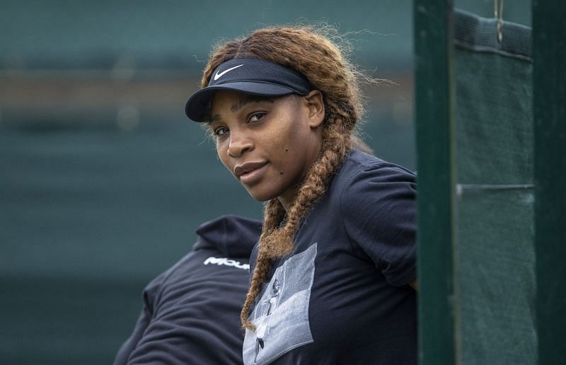 Williams at the 2021 Wimbledon Championships.