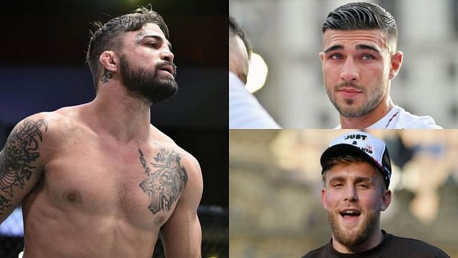 Mike Perry fires shots at 'scardy cats' Jake Paul and Tommy Fury in his latest set of tweets
