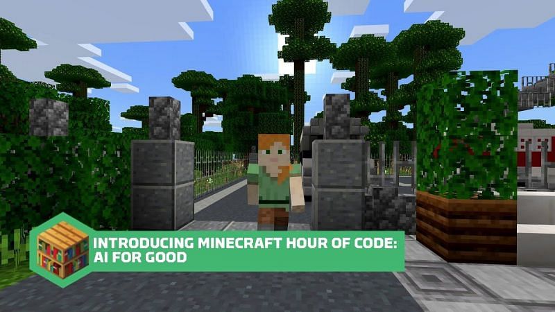 Hour of Code is a free lesson that everyone can partake in. Image via Minecraft