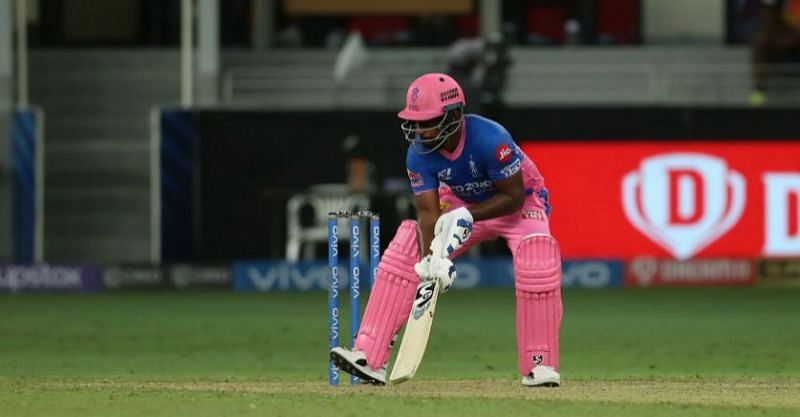 संजू सैमसन ने राजस्थान रॉयल्स की टीम को सम्मानजनक स्कोर तक पहुँचाया (फोटो - IPL)