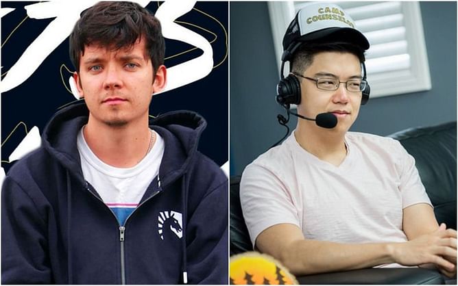 Sex Education star Asa Butterfield faces off in 1v1 mid against Team Liquid coach Blitz in Dota 2
