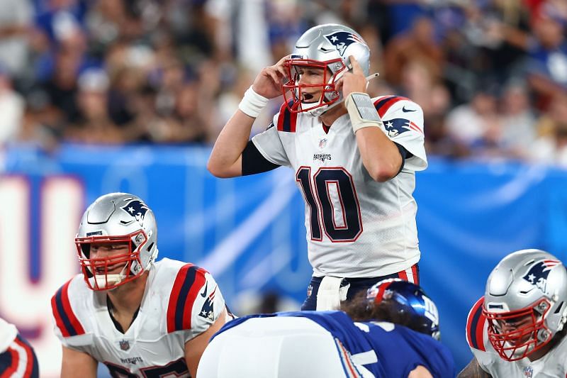 New England Patriots quarterback Mac Jones