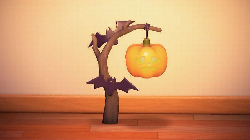 The Spooky Standing Lamp, one of the DIY recipes coming this Halloween. (Image via Nintendo)