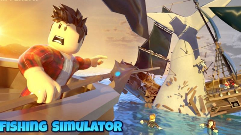 Redeem codes for Gems in Fishing Simulator (Image via Roblox Corporation)