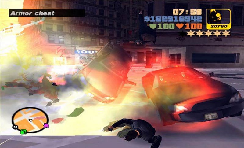 A common sight in GTA 3 (Image via Rockstar Games)