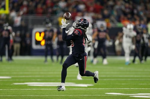 Will Fuller of the Houston Texans playing against his current team Miami Dolphins