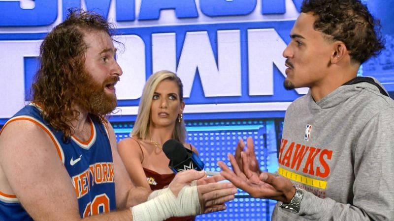 Trae Young made an appearance on WWE Smackdown on Friday. Trae Young made an appearance during Friday&#039;s WWE Smackdown episode.