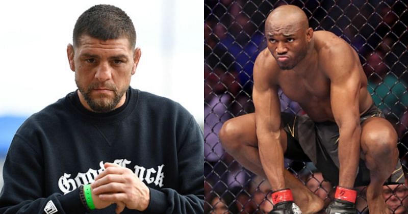 Nick Diaz (left); Kamaru Usman (right)