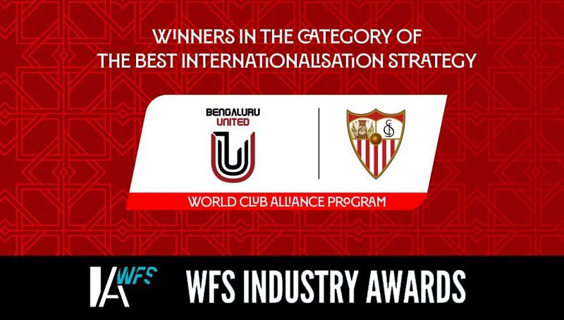 Sevilla and FC Bengaluru United have been recognized for their partnership
