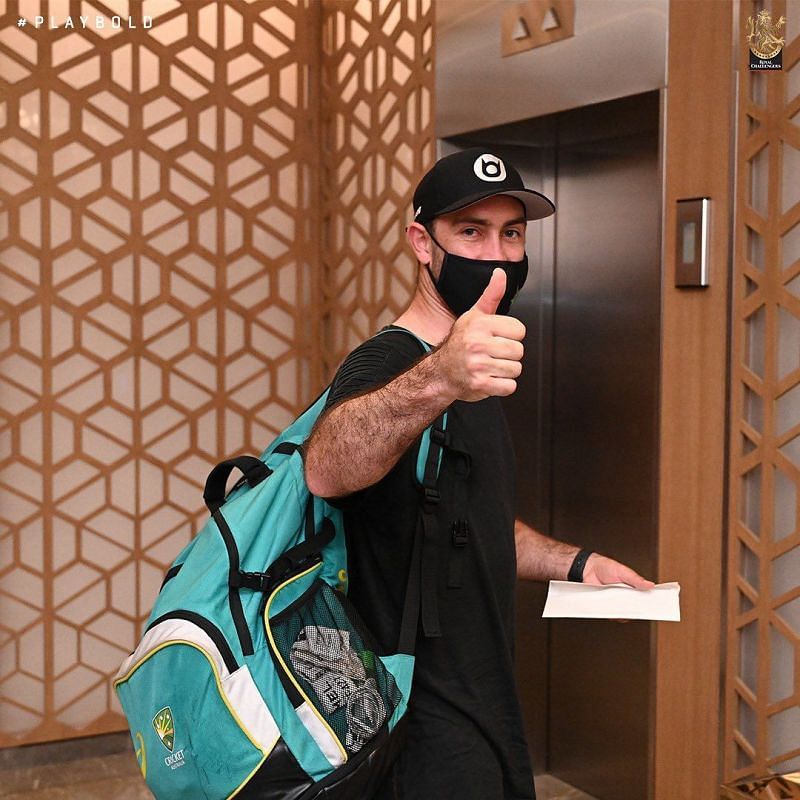 Glenn Maxwell arrives in UAE ahead of IPL 2021&#039;s second leg (Source: RCB Twi