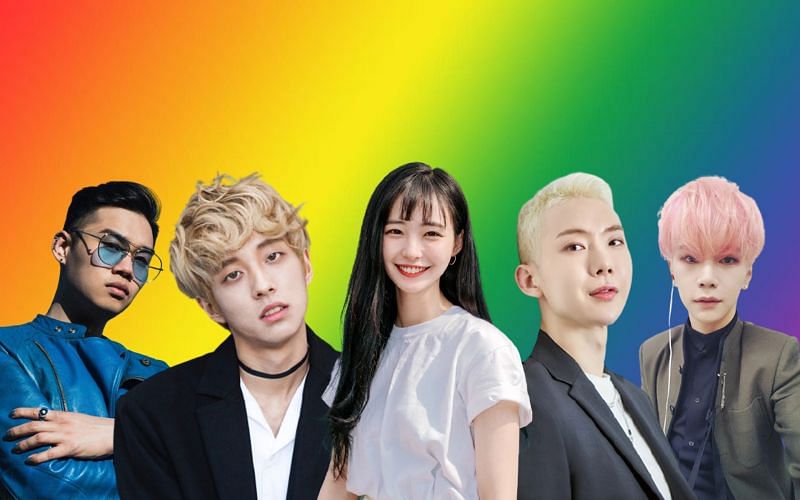 Find out which Korean music artists openly identify on the LGBTQ+ spectrum