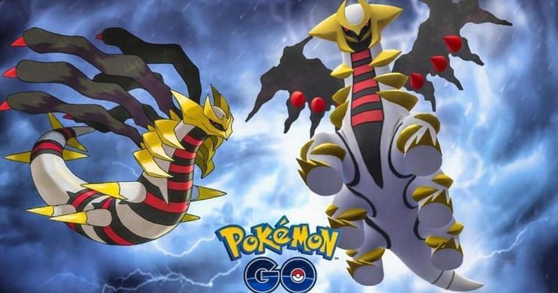 Giratina&#039;s two forms provide different battle capabilities in Pokemon GO (Image via Niantic).