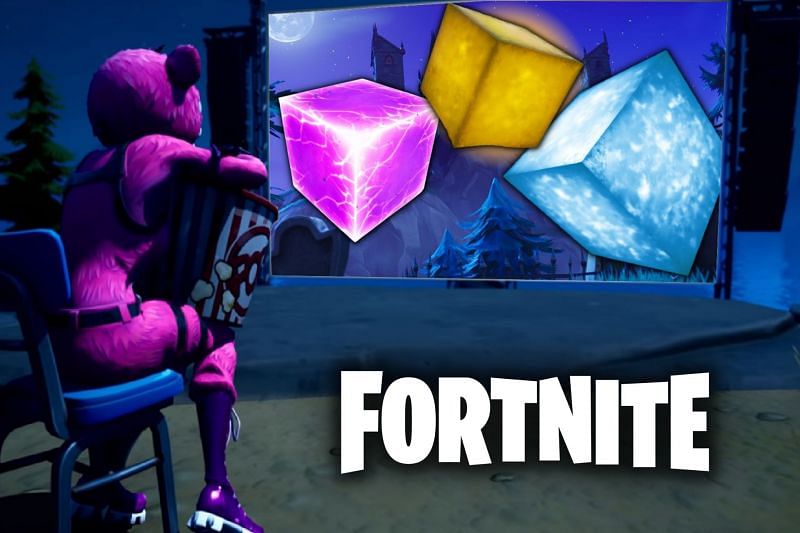 Fortnite Cube Trackers are keeping an eye on all cube related activities in-game (Image via Sportskeeda)