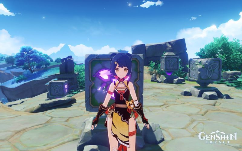 Genshin Impact How to solve the rotating 9 cubes puzzle in Watatsumi