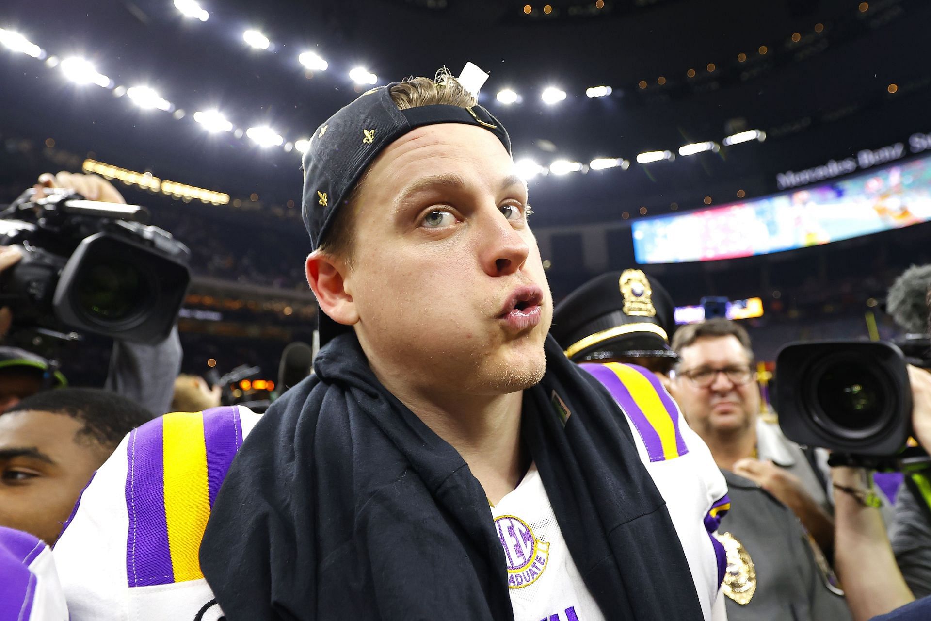 Former LSU superstar quarterback Joe Burrow