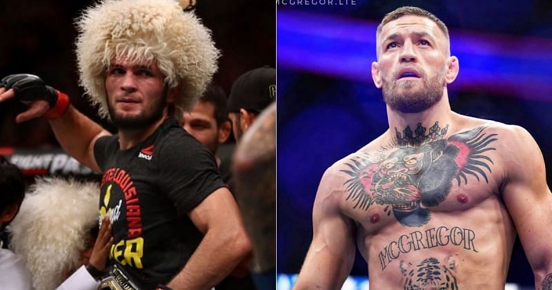 Khabib Nurmagomedov (left) and Conor McGregor (right) [Image credits: @thenotoriousmma on Instagram]