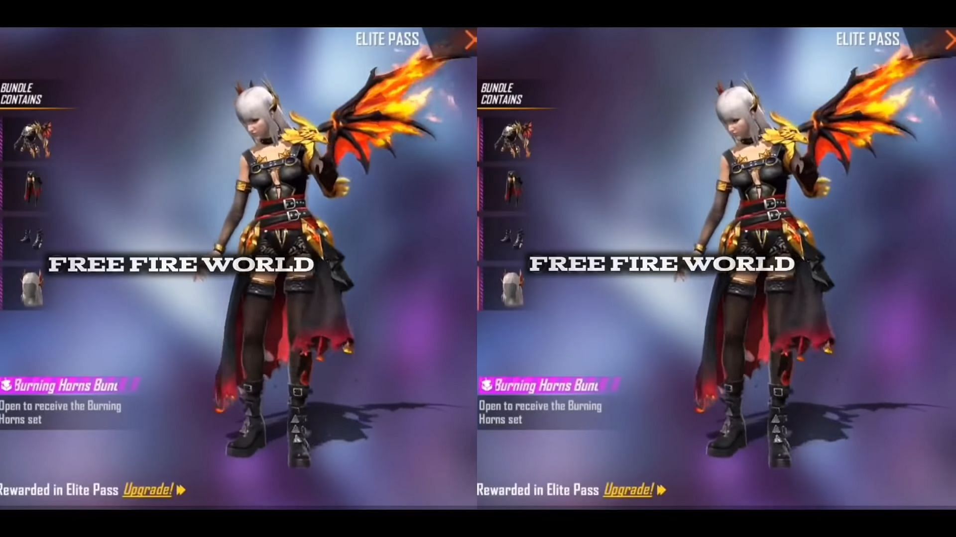 One of the leaked items (Image via Free Fire World / YouTube)