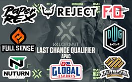 Valorant Champions Tour: APAC Last Chance Qualifier - Bracket and standing after day 2