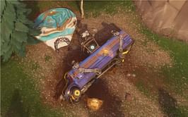 Fortnite Chapter 2 Season 8 leak reveals that the Battle Bus may crash again during Fortnitemares