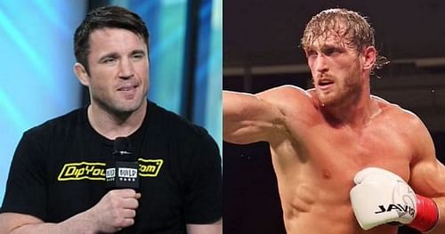 Chael Sonnen (left) and Logan Paul (right)