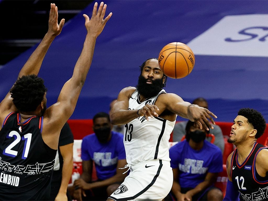 James Harden&#039;s assists are poised to go up this season for the Brooklyn Nets [Photo: FiveThirtyEight]