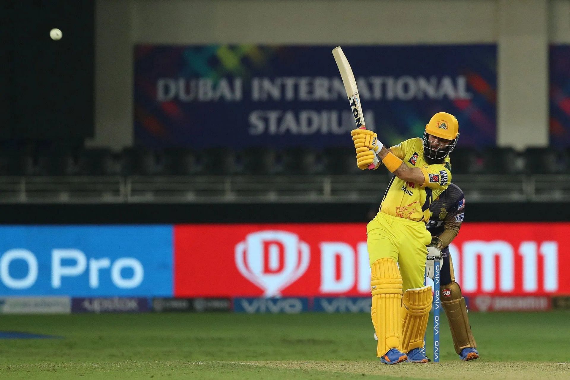 Moeen Ali provided a late impetus to CSK&#039;s innings (Credit: IPL/BCCI)