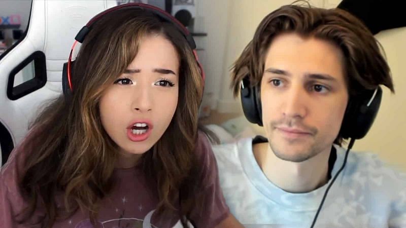 xQc and Pokimane take jabs at each other (Image via ginx.tv)