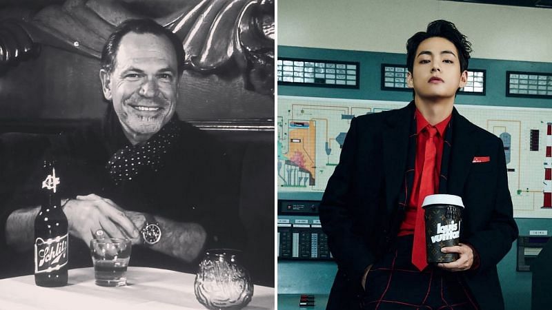 Kurt Elling and Taehyung? Yes, please! (Image via kurtelling, bts.bighitofficial)