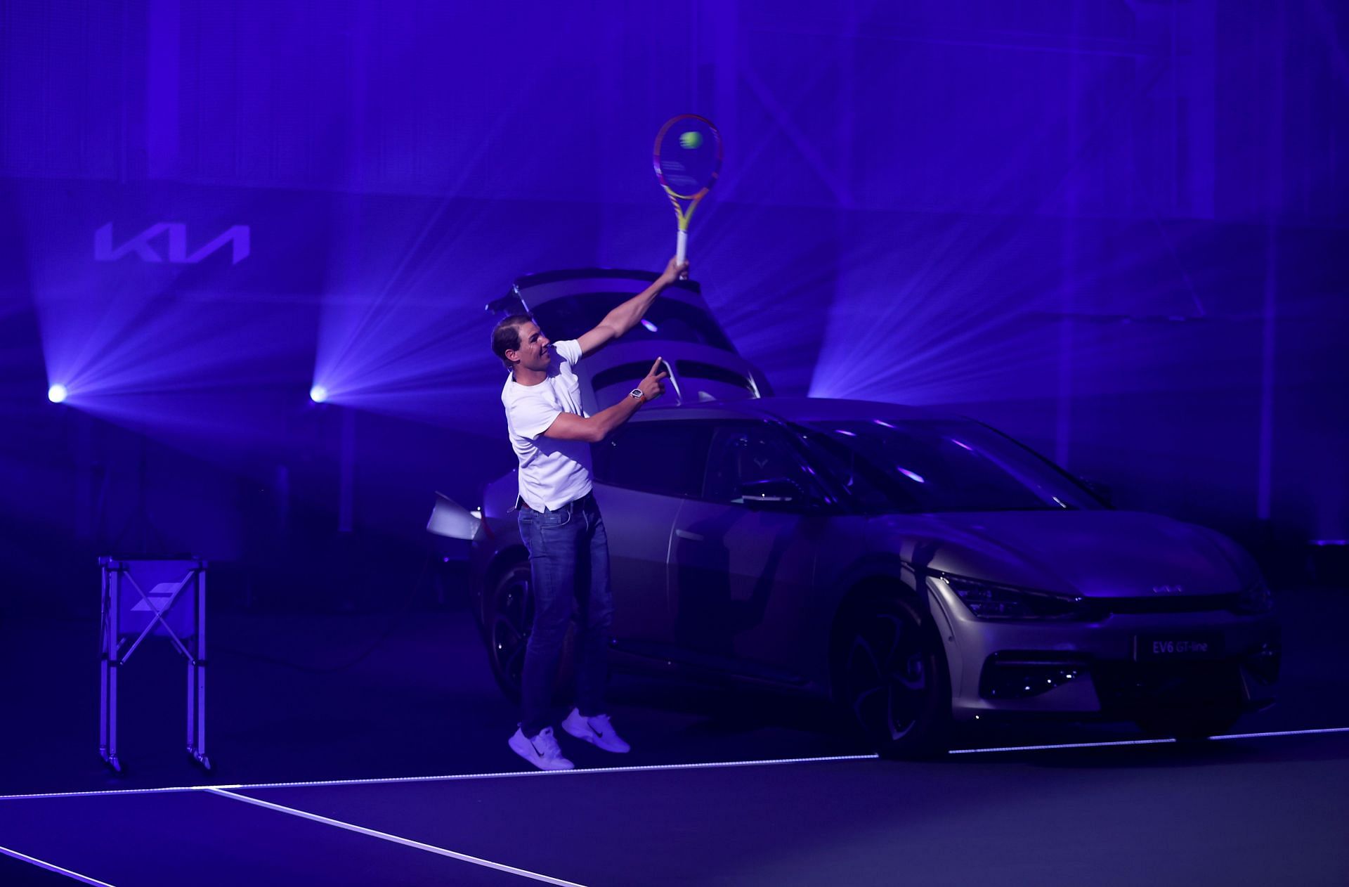 Rafael Nadal at the EV6 Handover Event recently.