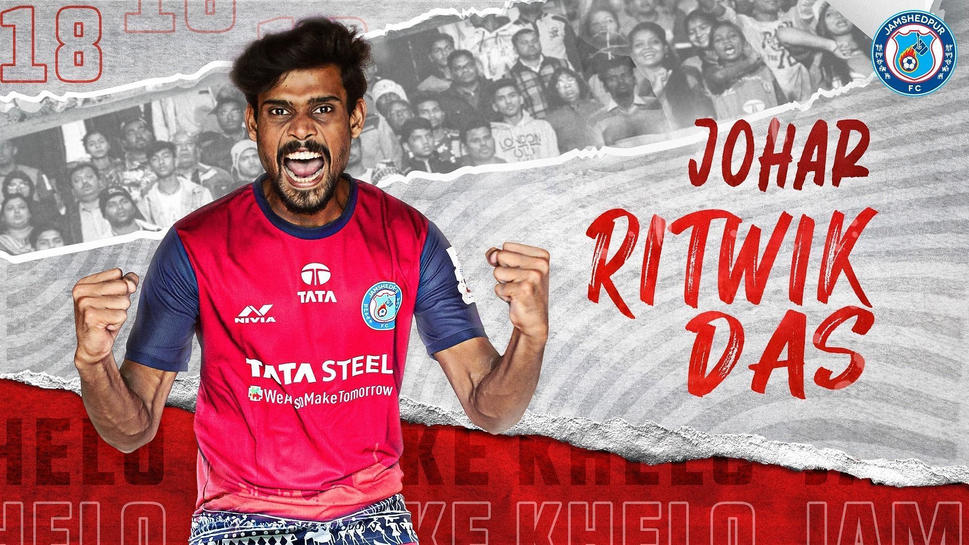 Jamshedpur FC signs Indian winger Ritwik Kumar Das