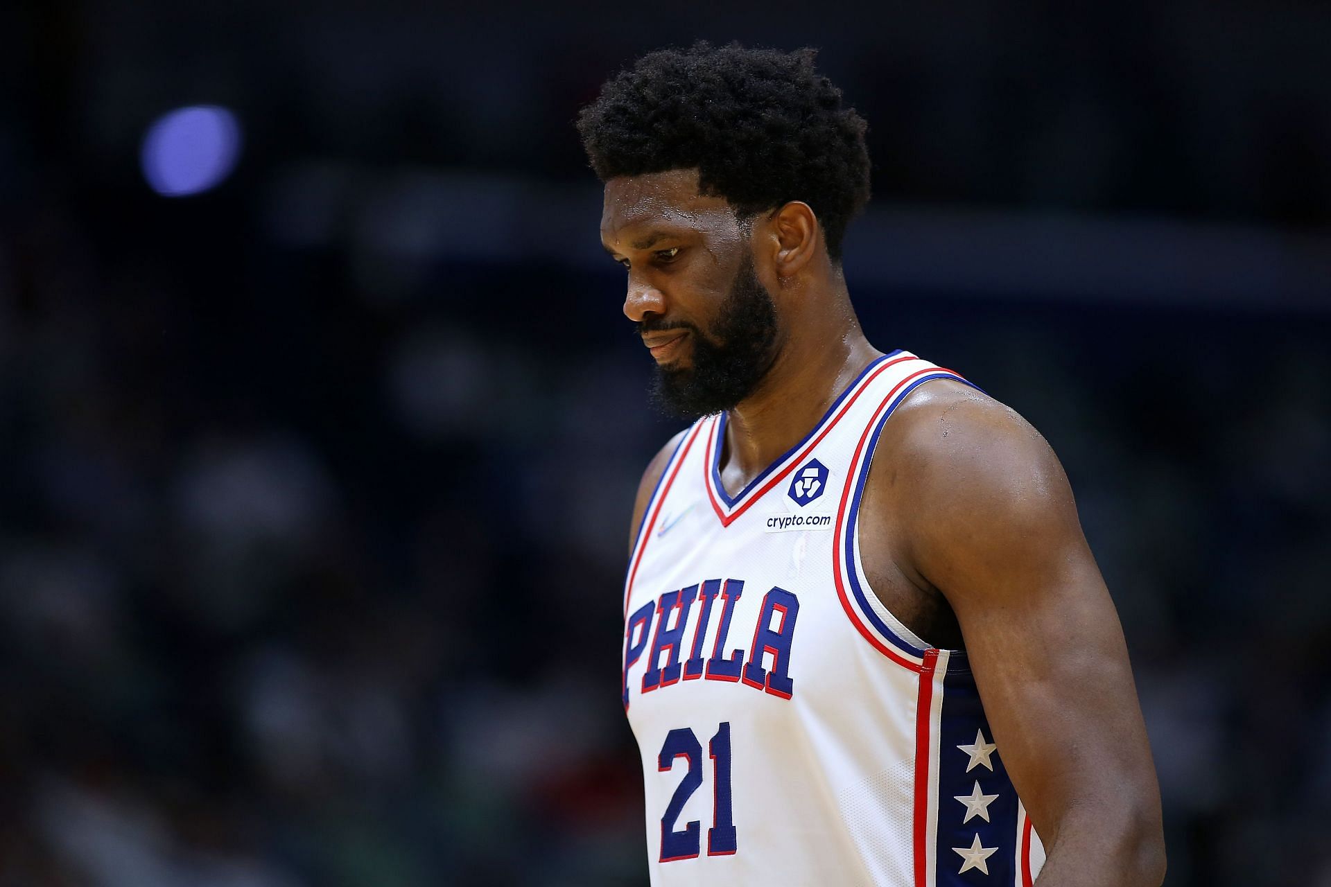 Joel Embiid has been marked questionable in the game against the Atlanta Hawks
