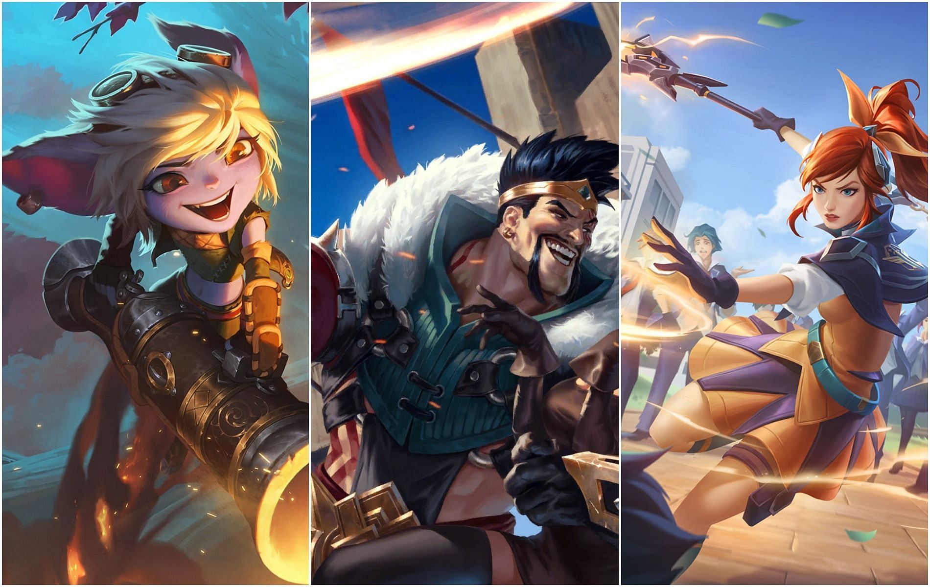 Champions have received both nerfs and buffs in patch 2.18.0 (Images via Riot Games)